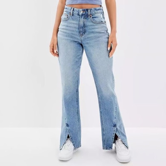 American Eagle Outfitters Denim - American Eagle Women’s 90s Straight Jeans - Long, Size 10